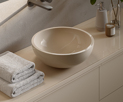 Lavabo tondo_Macadamia